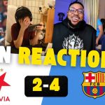 Slavia Prague vs Barcelona (Photo Credit: Softfootball Media)