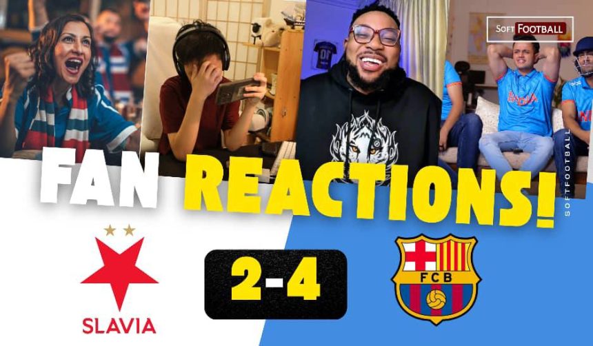 Slavia Prague vs Barcelona (Photo Credit: Softfootball Media)