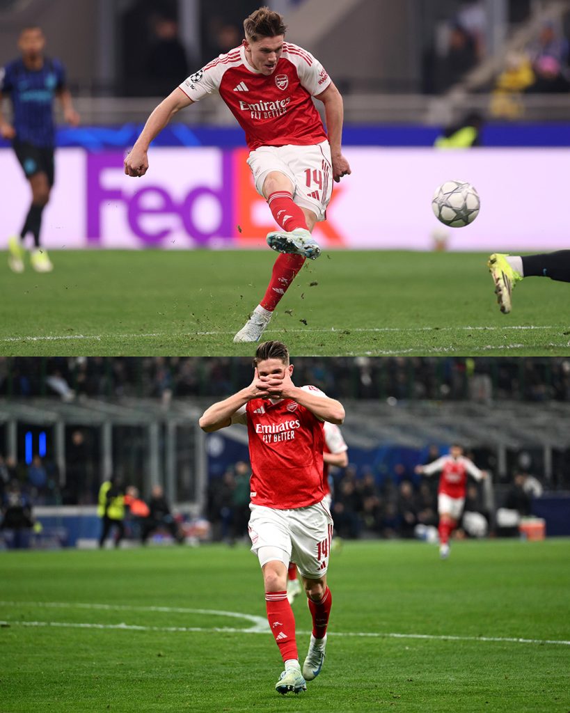 Viktor Gyokeres scores for Arsenal (Photo Credit: Arsenal facebook page)