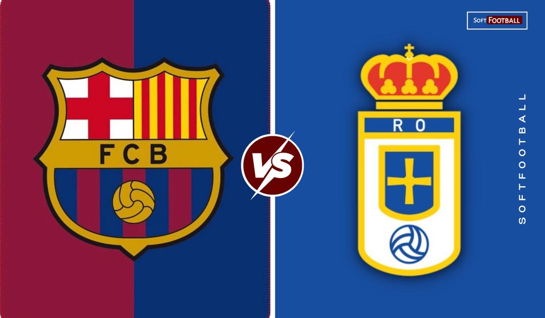 Barcelona vs real oviedo. (photo credit: softfootball media)