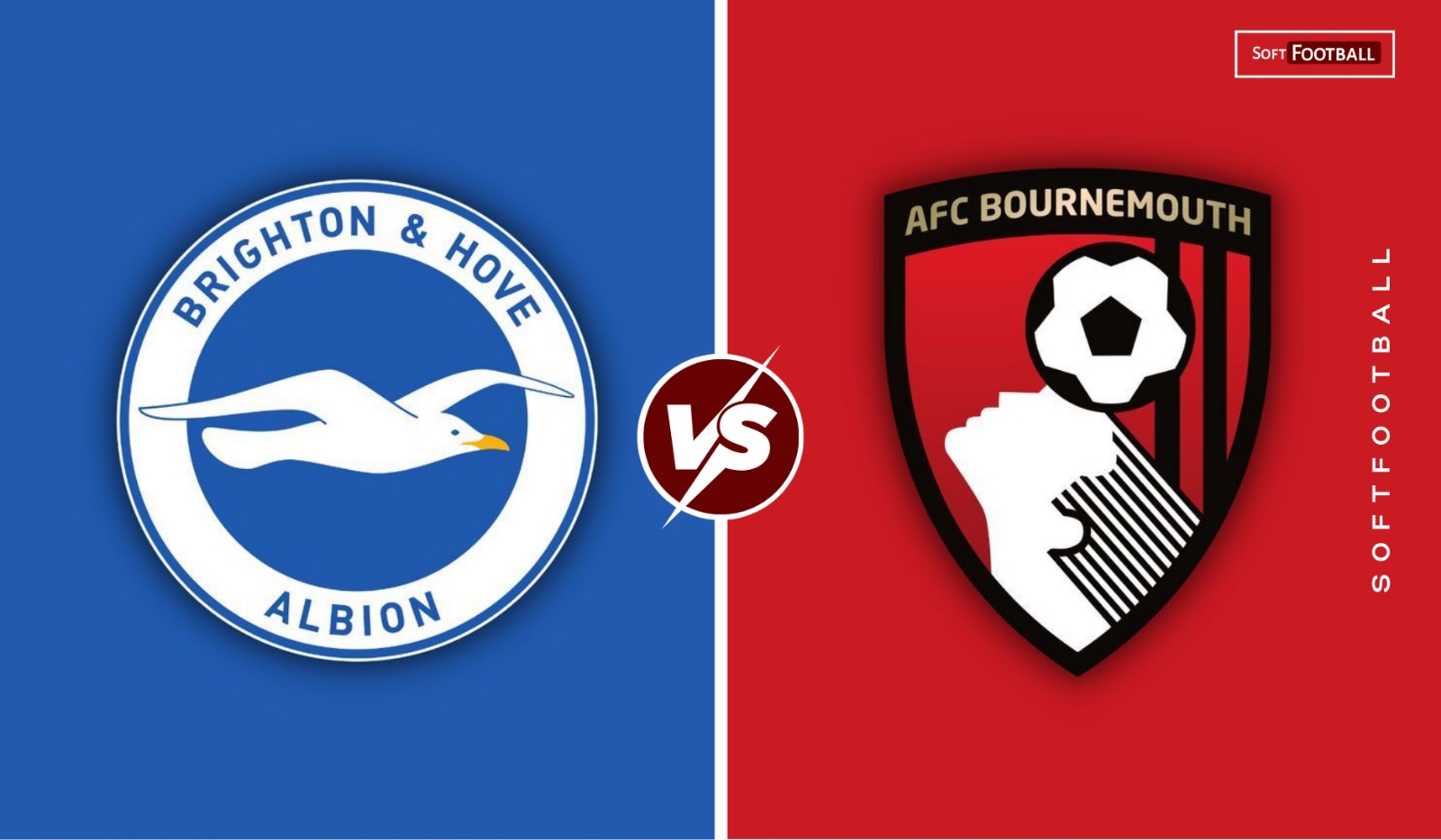 Brighton vs bournemouth. (photo credits: softfootball media)