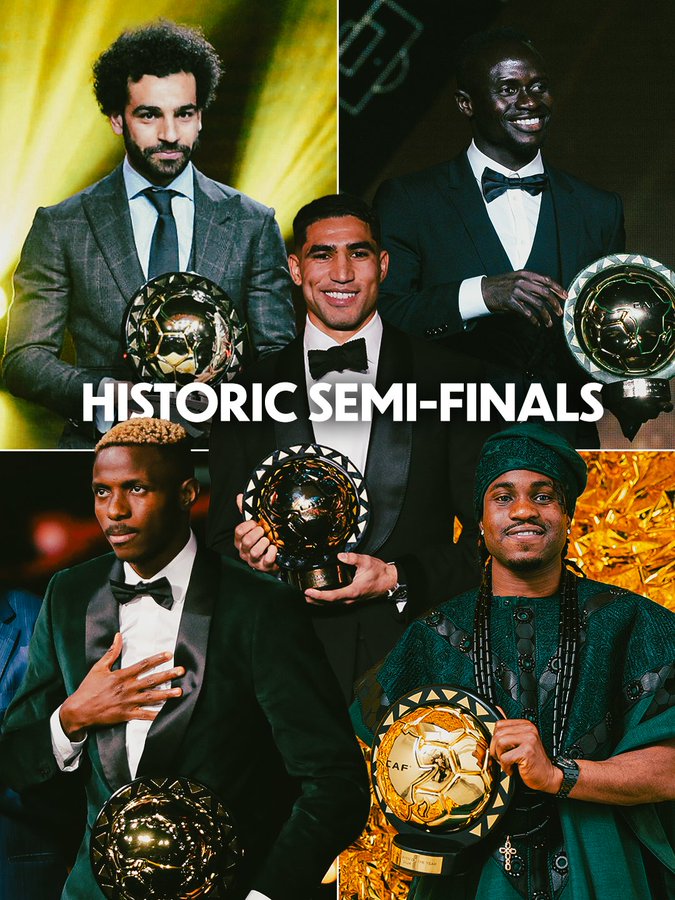 AFCON 2025 history as all semi-finalists boast African Player of the Year stars : Photo Credit, X