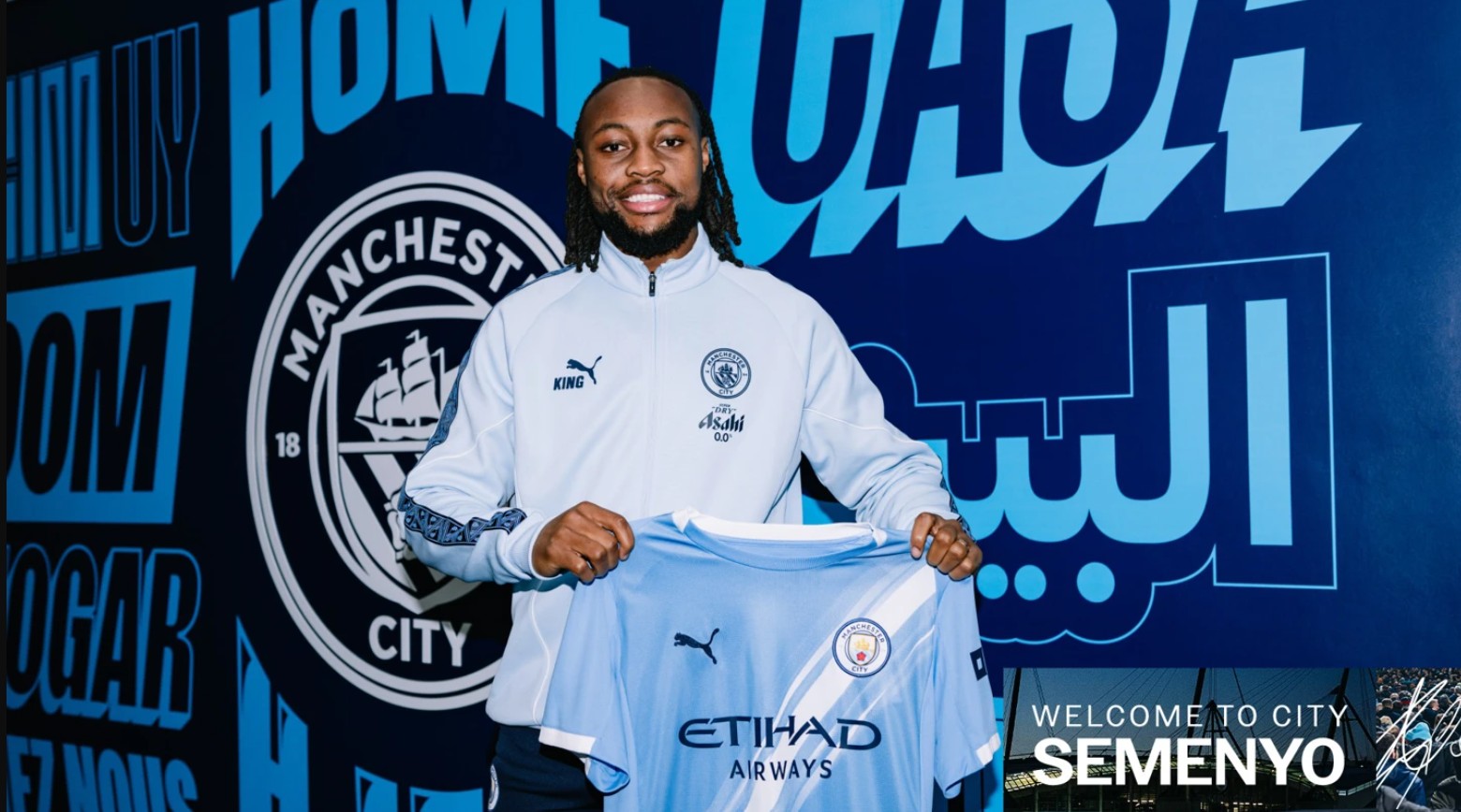 Antoine Semenyo. (Photo Credit: Manchester City Media).