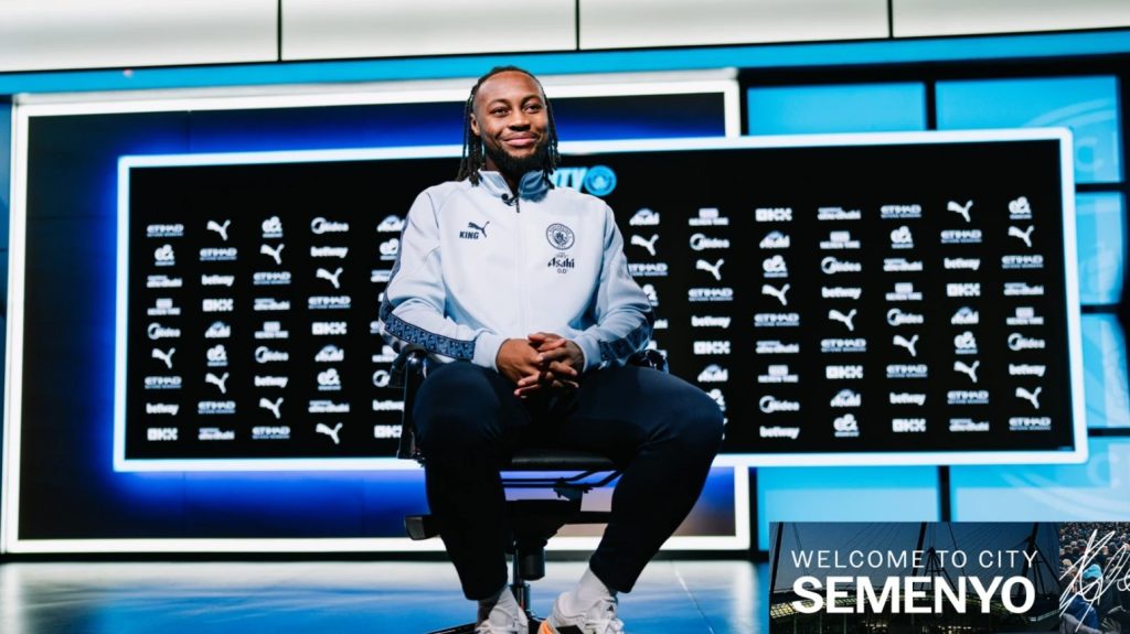 Antoine Semenyo. (Photo Credit: Manchester City Media).