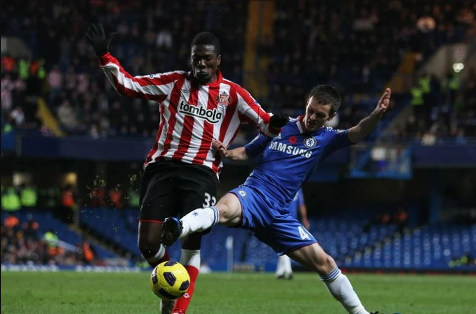 Asamoah Gyan. (Photo Credit: Sunderland Media).