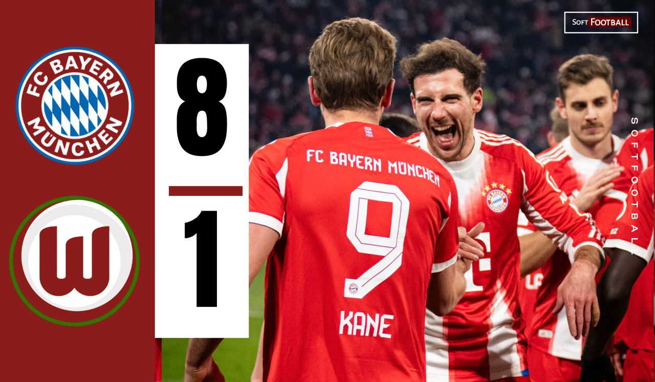 Bayern v Wolfsburg. (Photo Credit: Softfootball Media).