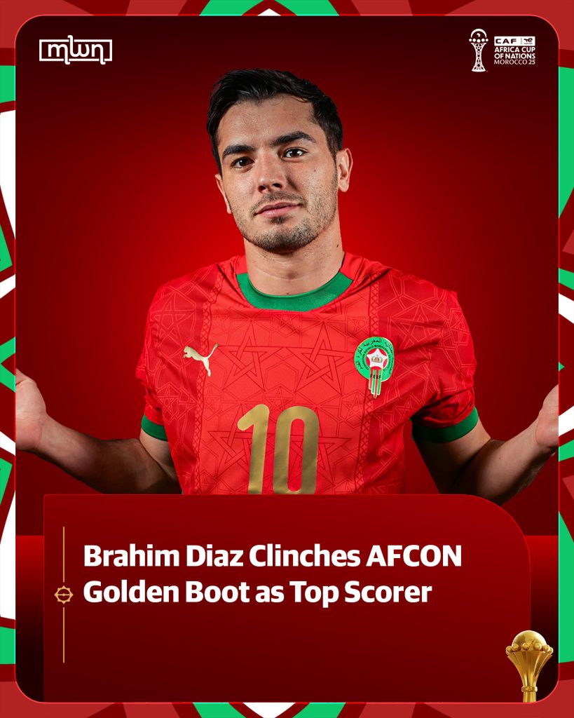 Brahim Díaz finished the tournament as AFCON 25 goal scorer - Photo Credit : Morocco World News, Facebook