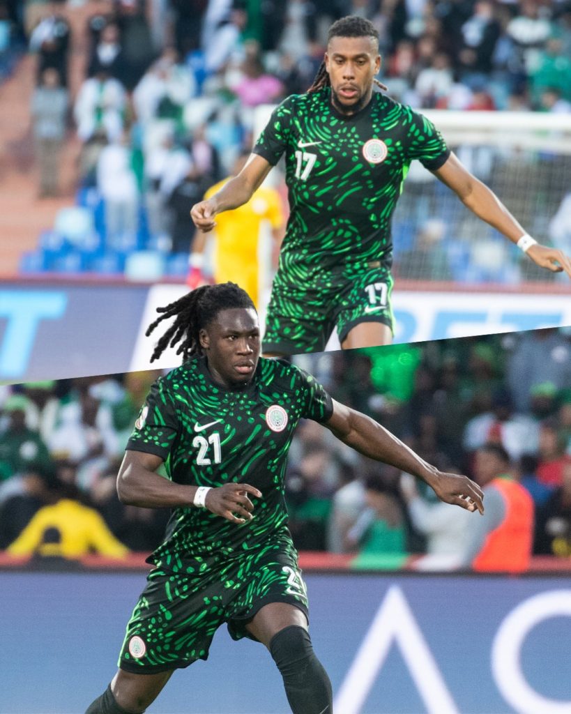 Calvin Bassey and Alex Iwobi. (Photo Credit: Fulham Media).