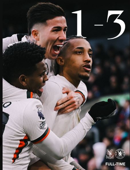Crystal Palace v Chelsea. (Photo Credit: Chelsea Media).