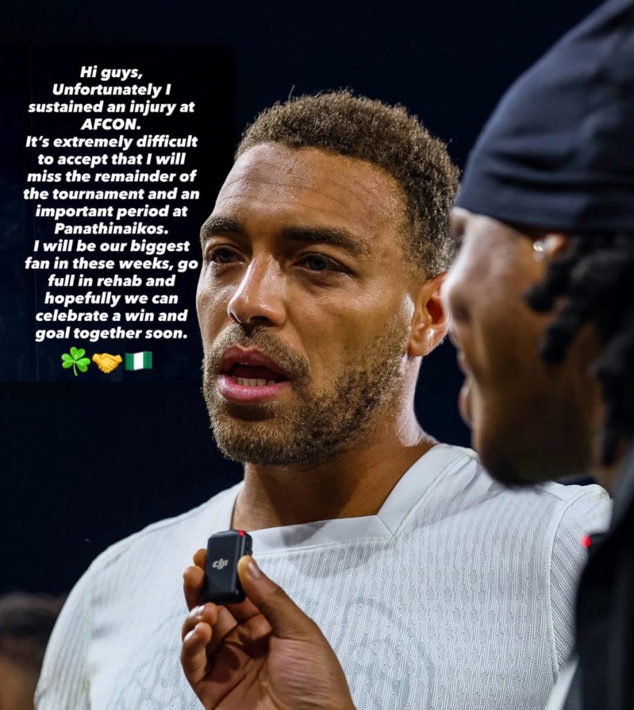 Cyriel Dessers Breaks Silence After Injury Ends AFCON 2025 Campaign - Photo Credit : Softfootball Media