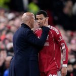 Hugo Ekitike and Arne Slot. (Photo Credit: Liverpool Media).