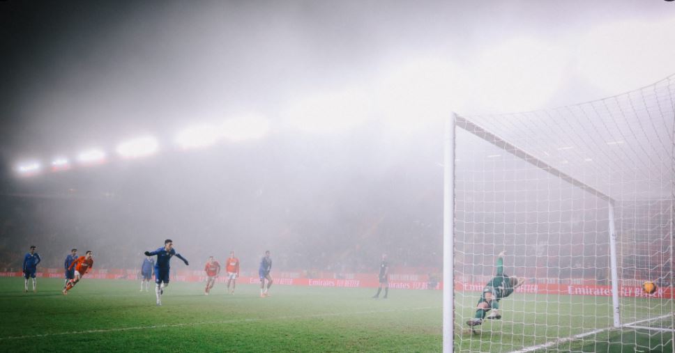 Enzo Fernandez score from the spot. (Photo Credit: Chelsea Media).