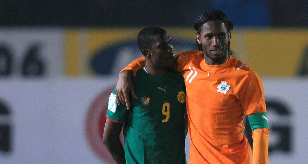 Samuel Eto'o and Didier Drogba. (Photo Credit: CAF Media).