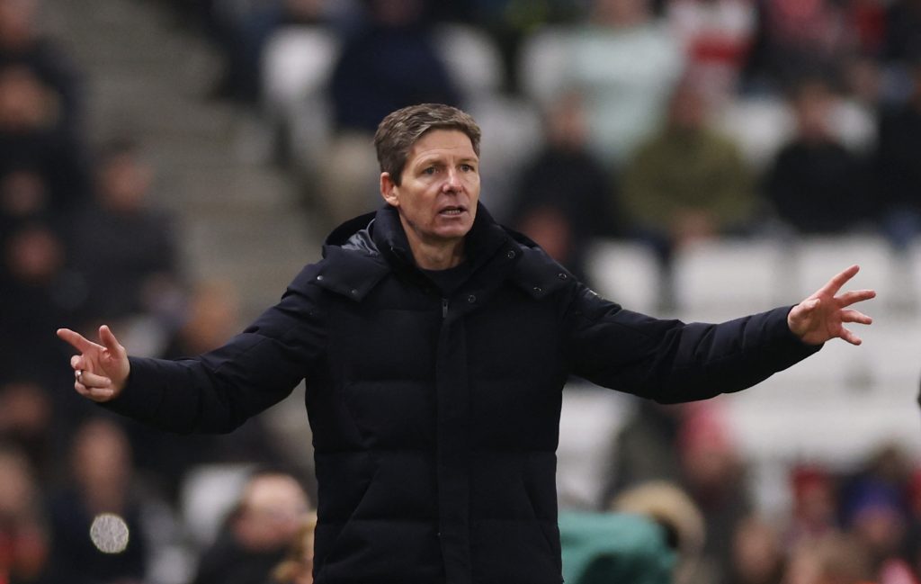 Oliver Glasner (Photo Credit: Crystal Palace Media)