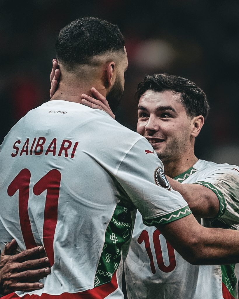 Brahim Díaz and Ez Abde Saibari (Photo Credit: CAF Online via X)