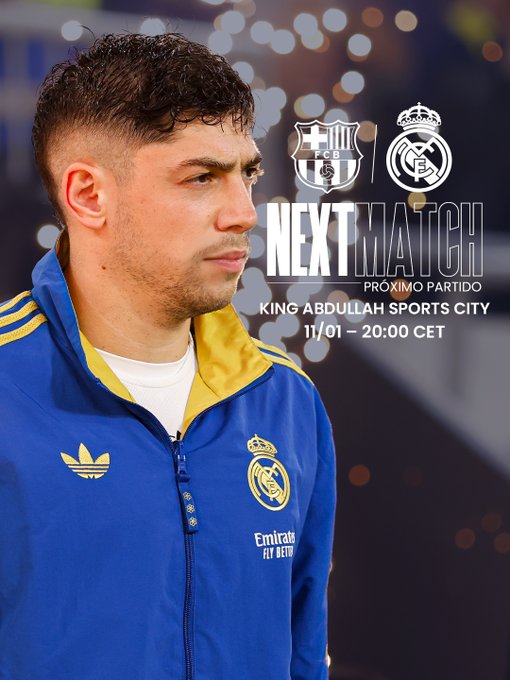 Barcelona vs Real Madrid.(photo credit: real madrid via x)