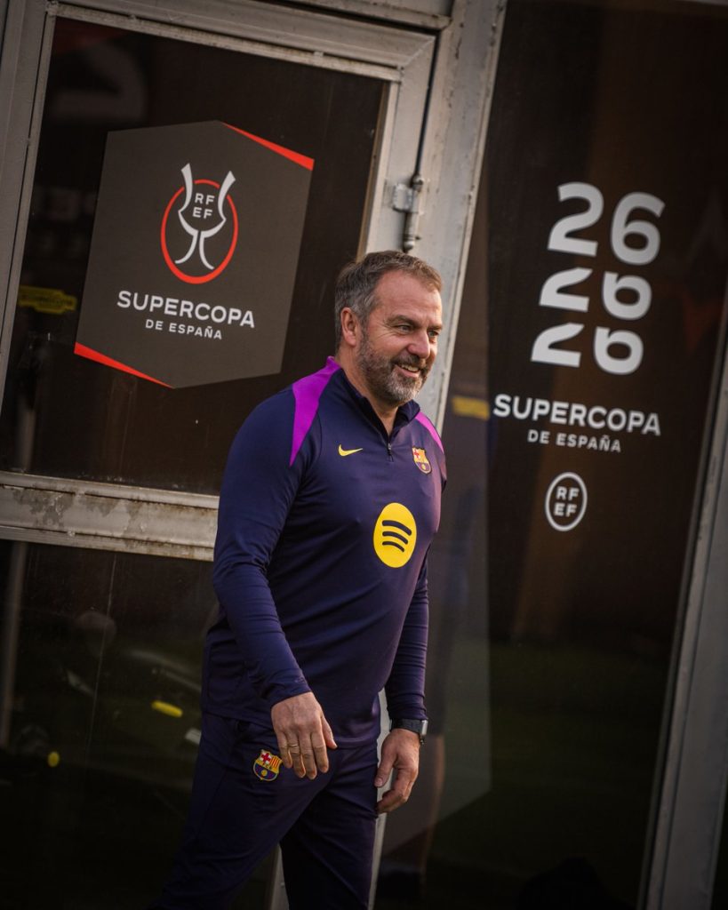 Hansi Flick (Photo Credit: Barcelona via X)