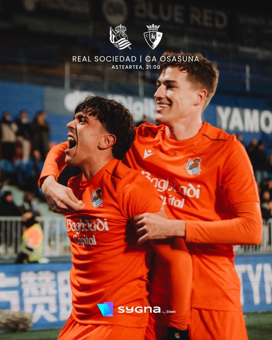  Real Sociedad vs Osasuna.(Photo credits: real sociedad via x)
