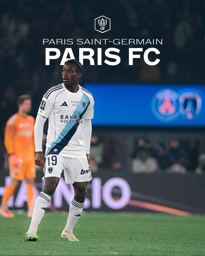 Paris Saint-Germain vs Paris FC. (photo credits: paris fc via x)