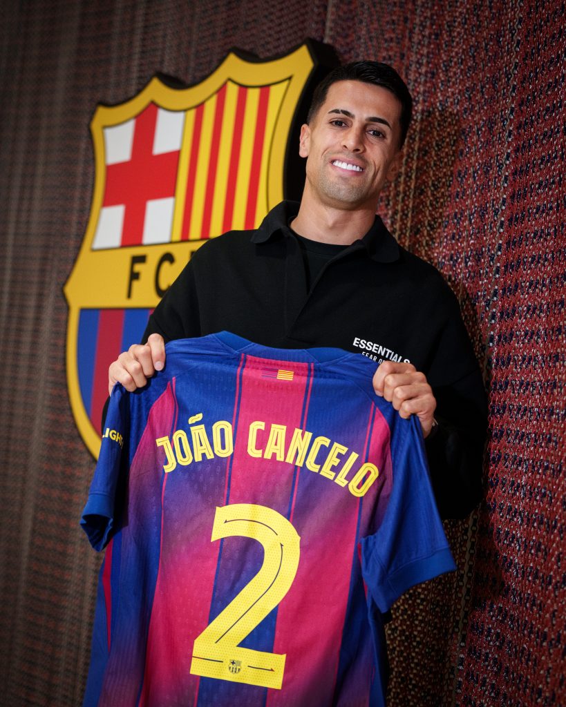 João Cancelo (Photo Credit: Barcelona via X)