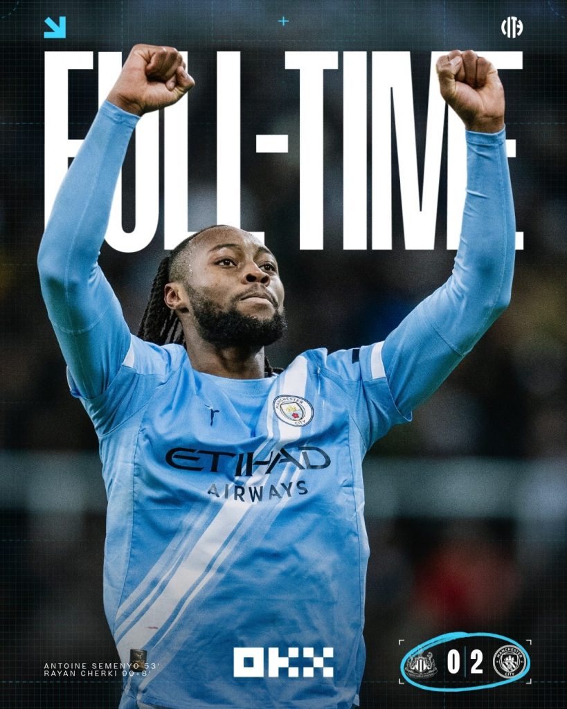 Match Report (Photo Credit: Manchester City via X)