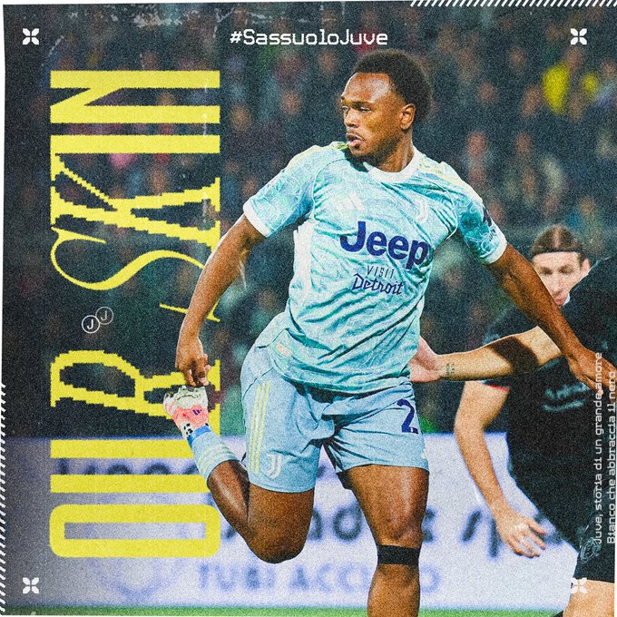 Sassuolo vs Juventus. (photo credit: juventus via x)