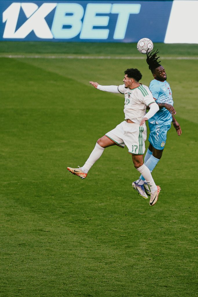 Fares Chaibi and Aaron Wan-Bissaka (Photo Credit: CAF Online via X)