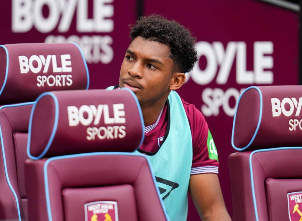 Luis Guilherme (Photo Credit: West Ham Media via X)