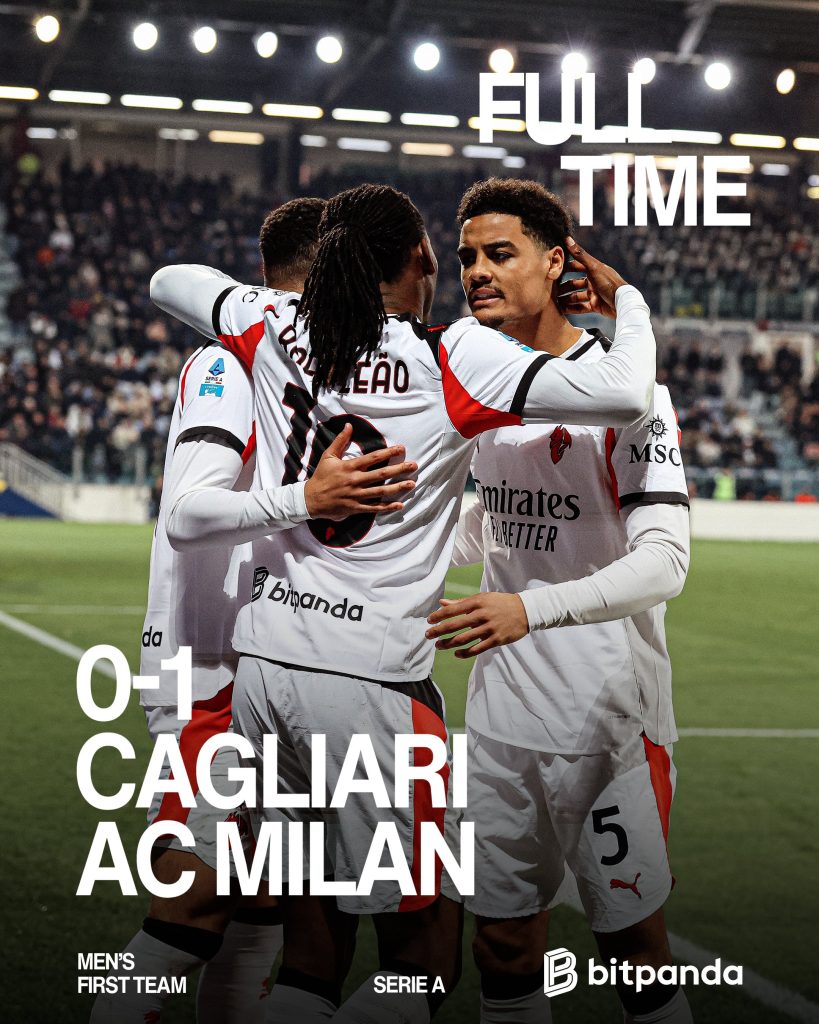 Cagliari vs AC Milan (Photo Credit: AC Milan via X)