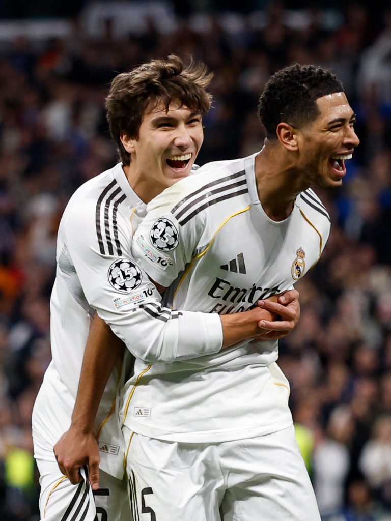 Jude Bellingham and Gonzalo Garcia (Photo Credit: Real Madrid via X)