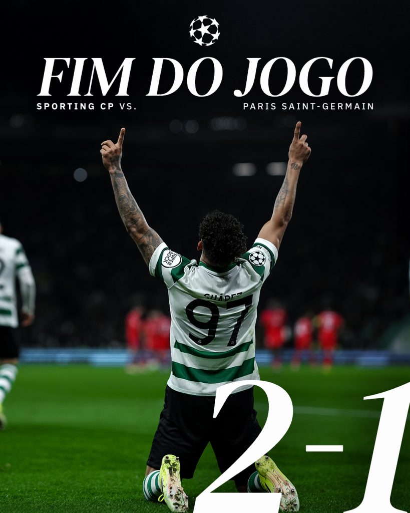 Sporting CP vs Paris Saint-Germain (Photo Credit: Sporting CP via X)