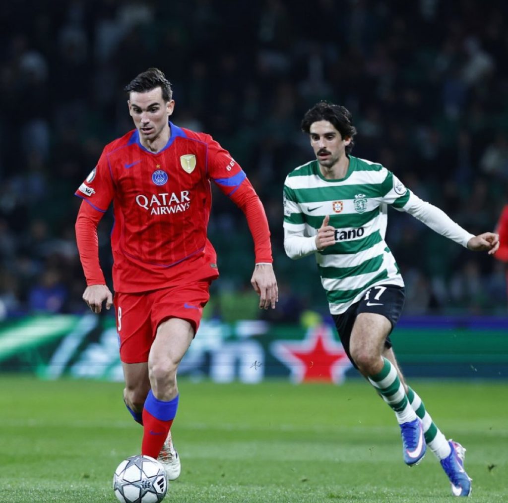 Fabián Ruiz och Trincao (Foto: Paris Saint-Germain via X)