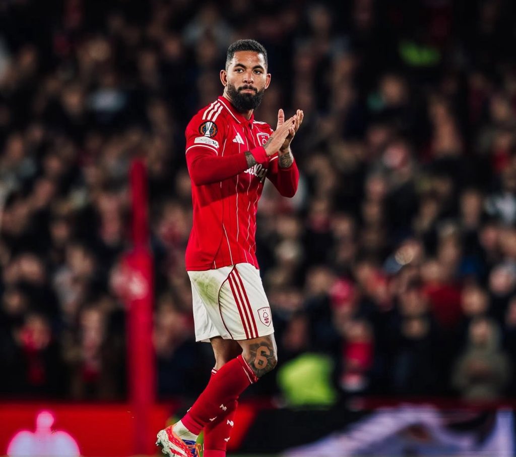 Douglas Luiz (Photo Credit: Nottingham Forest Media Via X)