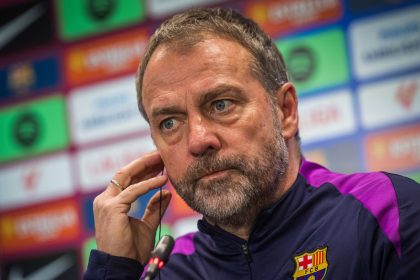 Hansi Flick (Photo Credit: Barcelona via X)