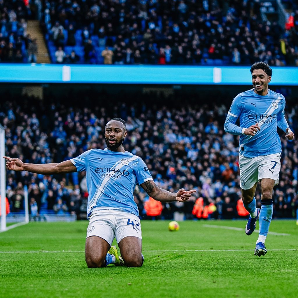 Antonnie Semenyo and Omar Marmoush Celebrates after scoring (Photo Credit: Manchester City via X)