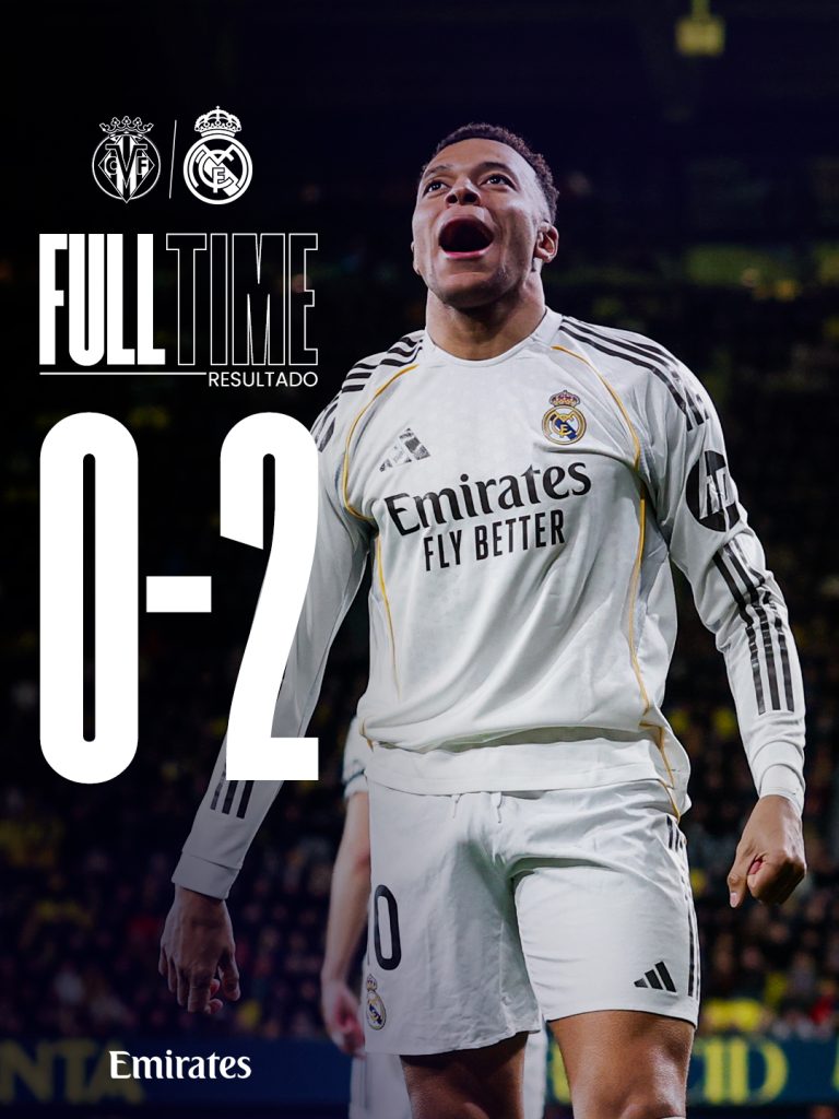 Villarreal vs Real Madrid (Photo Credit: Real Madrid via X)