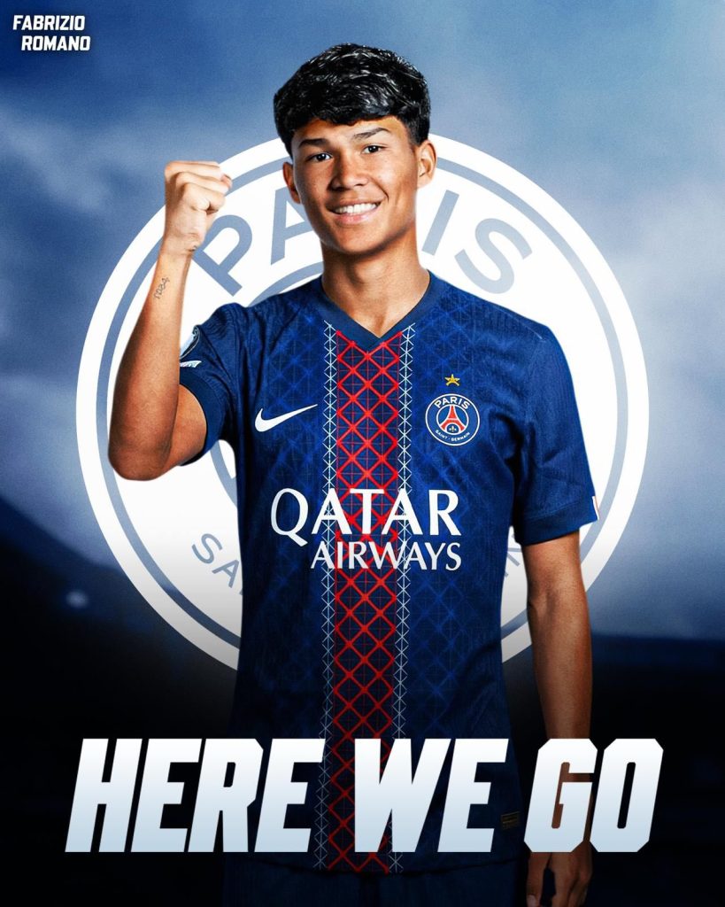 Dro to Paris Saint-Germain (Photo Credit: Fabrizio Romano via X)