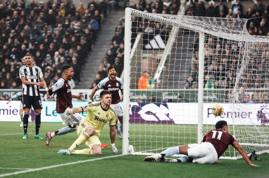 Aston Villa vs Red Bull Salzburg.( Photo credits: Aston villa via x)