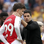 Kai Havertz and Mikel Arteta (Photo Credit: Arsenal via X)