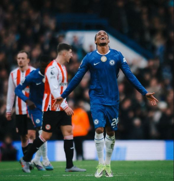 Joao Pedro celebrates his goal. (Photo Credit: Chelsea Media).