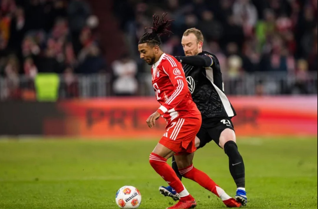 Michael Olise in action. (Photo Credit: Bayern Media).