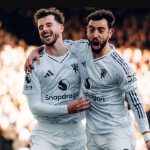 Mason Mount and Bruno Fernandes. (Photo Credit: Man United Media).