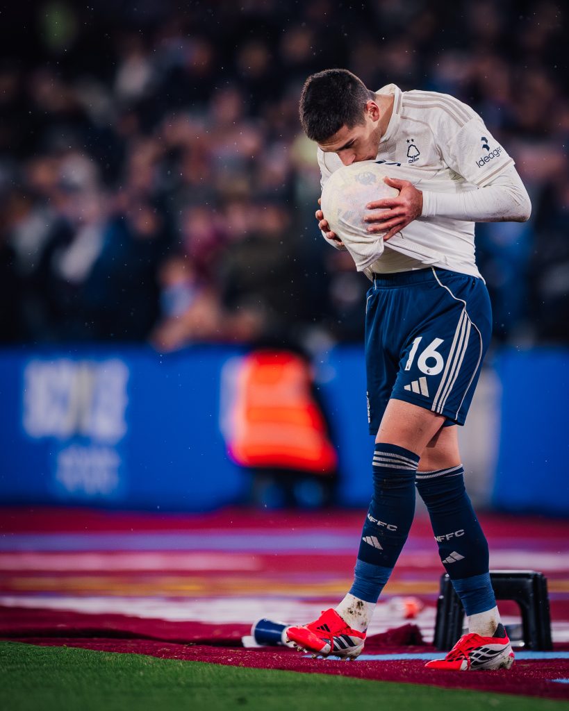 Nico Domínguez. (Photo Credit: Nottingham Forest Media).