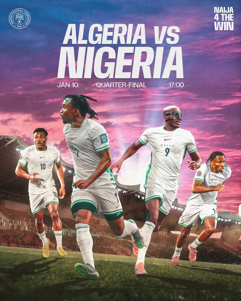 Nigeria vs Algeria - Photo Credit : Super Eagles, X