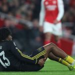 Patrick Dorgu injured. (Photo Credit: Man United Media).