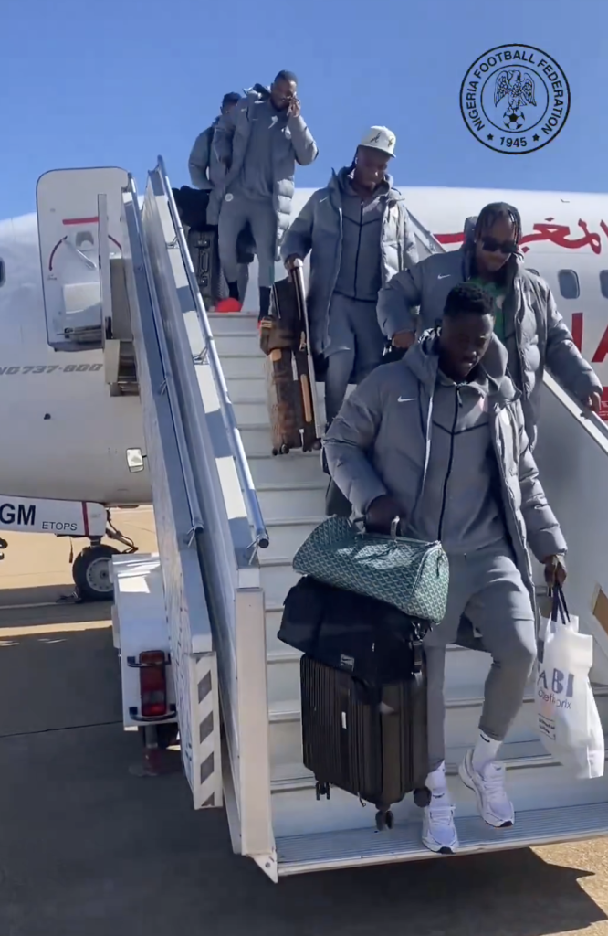 Super Eagles Arrive in Rabat Ahead of AFCON 2025 Semi-Final Clash With Morocco - Photo Credit : Super Eagles, X