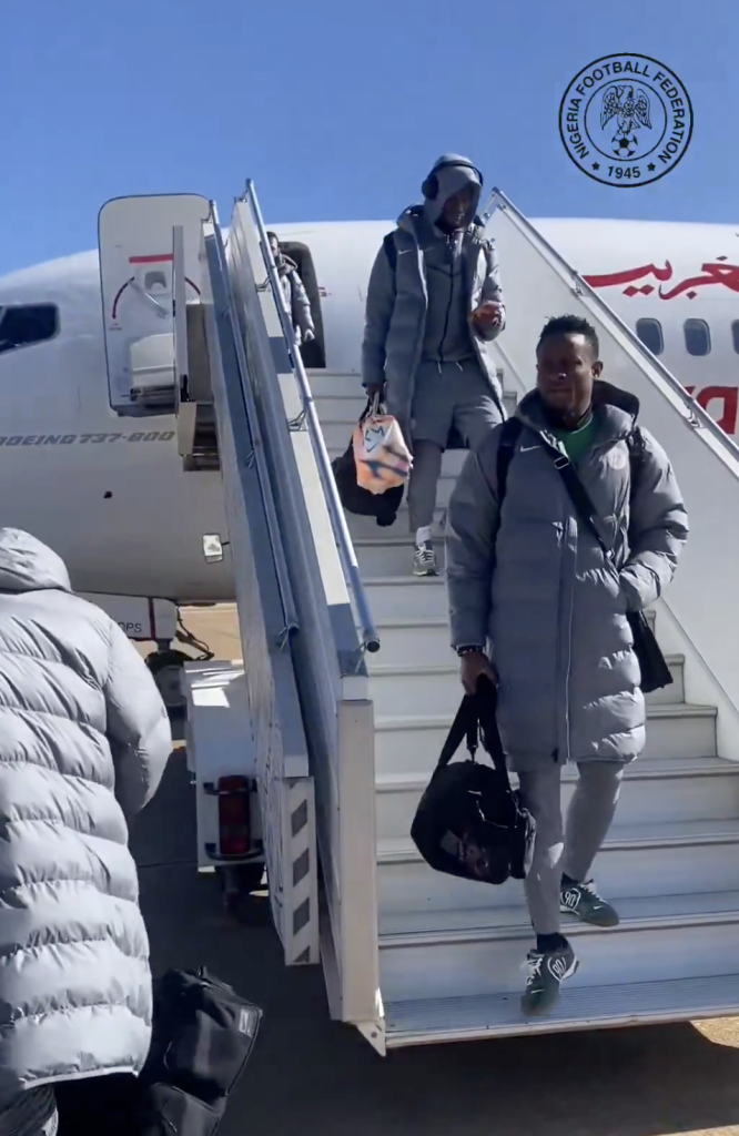 Super Eagles Arrive in Rabat Ahead of AFCON 2025 Semi-Final Clash With Morocco - Photo Credit : Super Eagles, X