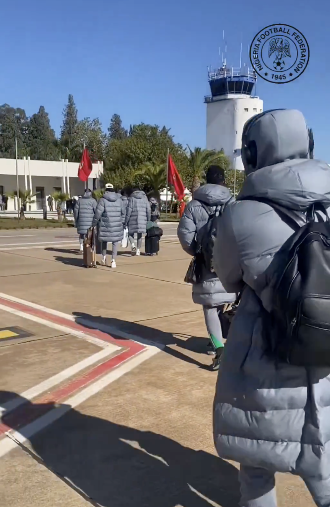 Super Eagles Arrive in Rabat Ahead of AFCON 2025 Semi-Final Clash With Morocco - Photo Credit : Super Eagles, XSuper Eagles Arrive in Rabat Ahead of AFCON 2025 Semi-Final Clash With Morocco - Photo Credit : Super Eagles, X