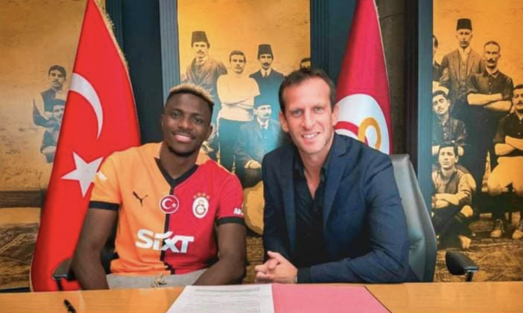 Osimehn joining Galatasaray on a season-long loan from Napoli on September 4, 2024 - Photo Credit : 5ifty Zero Football TV, Facebook