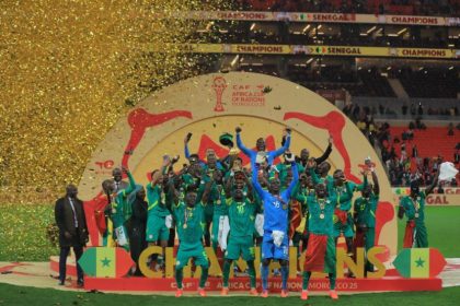Senegal are champions. (Photo Credit: CAF Media).